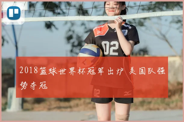 2018篮球世界杯冠军出炉 美国队强势夺冠
